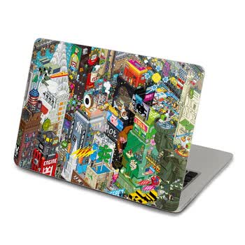 SkinAT 苹果笔记本MacBook外壳A面保护贴膜 3M材料 像素画15 Pro 15 (Retina)
