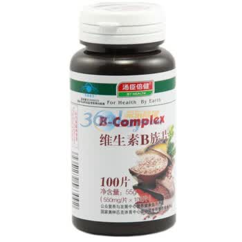 汤臣倍健维生素B族片100片送钙镁片90片特惠装
