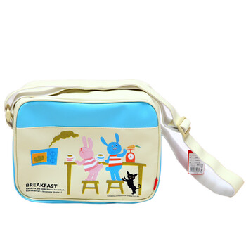 FUNNIMALS 新款PVC材料动物单肩包挎包 米色 长23cm 宽10cm 高18cm