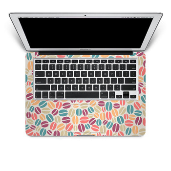 SkinAT MacBook手托贴膜 不含键盘 彩咖啡豆 Pro 15 (Retina)