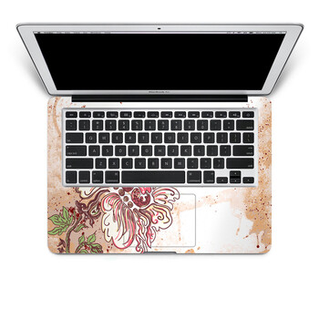 SkinAT 苹果笔记本MacBook手托保护贴膜 不含键盘 3M材料 花的粉 Air 11