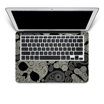 SkinAT 苹果笔记本MacBook手托保护贴膜 不含键盘 3M材料 花纹骷髅 Air 11