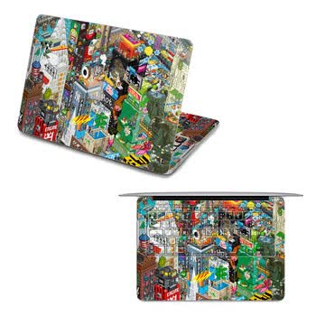 SkinAT 苹果笔记本MacBook全套保护贴膜 3M材料 像素画15 Pro 15