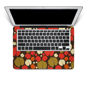 SkinAT 苹果笔记本MacBook手托保护贴膜 不含键盘 3M材料 落叶纷飞 Air 13 2011款