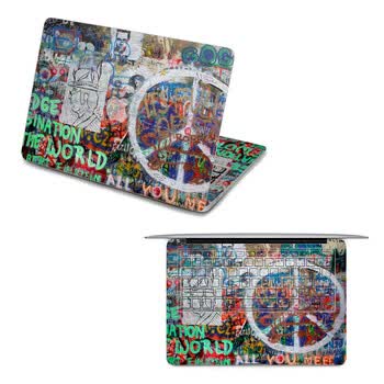 SkinAT 苹果笔记本MacBook全套保护贴膜 3M材料 涂鸦墙1 Pro 17