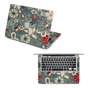 SkinAT 苹果笔记本MacBook全套保护贴膜 不含键盘 3M材料 暗淡花纹 Pro 15 (Retina)