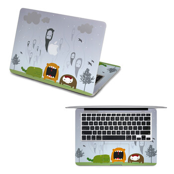 SkinAT 苹果笔记本MacBook全套保护贴膜 不含键盘 3M材料 三只小怪兽 Pro 15 (Retina)