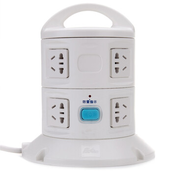 牛人（NIUREN) NR-228C 8位电源防雷塔型电源插座 3米