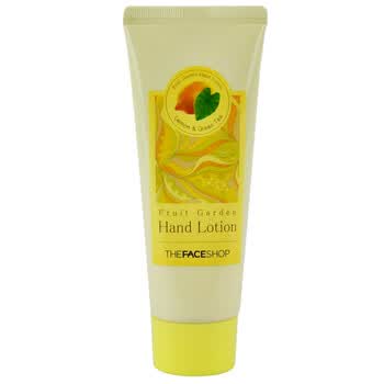 the face shop 果园系列柠檬绿茶护手霜70ml
