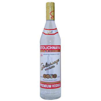 拉脱维亚 Stolichnaya苏红伏特加750ml