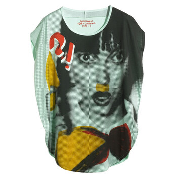 Giordano佐丹奴 T恤 女时尚烫钻涂鸦字母Big Tee 01391054 绿色 L