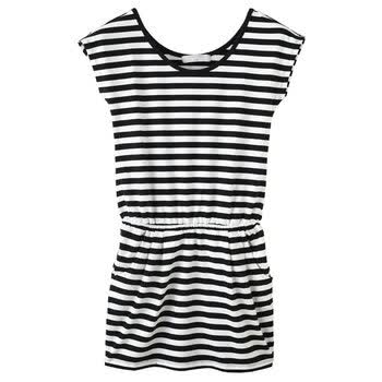 夏装新品 Giordano佐丹奴 裙 女休闲条纹连衣裙 01162023 黑色 M
