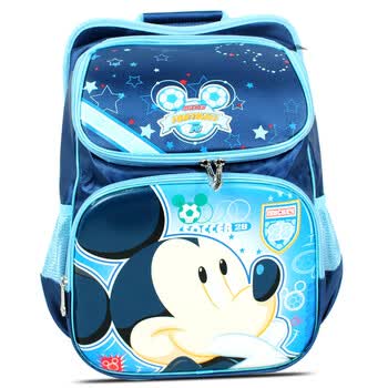 迪斯尼/disney 小学生减负书包 米奇儿童书包 M0452 蓝色