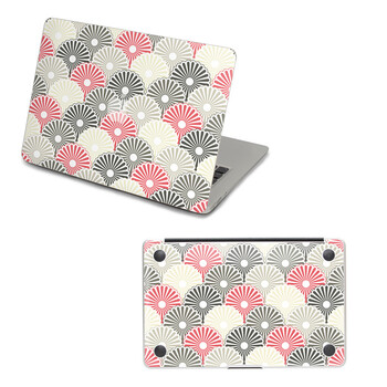 SkinAT 苹果笔记本MacBook外壳及底部保护贴膜 3M材料 日式花纹 Air 11