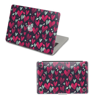 SkinAT 苹果笔记本MacBook外壳及底部保护贴膜 3M材料 心情 Pro 15 (Retina)