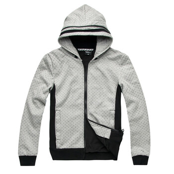 香港猛斯克MSEK2013热卖新品男卫衣开衫带帽卫衣