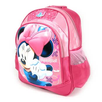 【迪士尼Disney】米奇米妮小学生儿童双肩书包 玫红