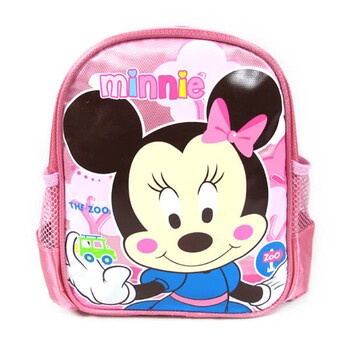 Disney/迪士尼 米奇米妮幼儿卡通双肩小包 玫红