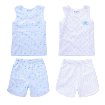 Dr.Frog 夏季新款婴幼儿背心套两套组合DNC662235+DXB662231 5号套餐 100