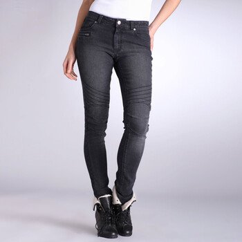 乐都特 Laredoute 女式窄腿修身牛仔裤 2色 VX145 黑色 XXL(170/84A31)