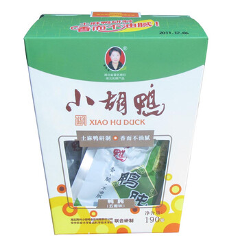 小胡鸭 鸭肫 五香味 小包装 T型礼盒190g*1