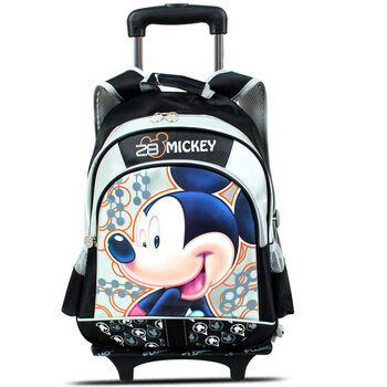 迪士尼Disney米奇米尼小学生儿童拉杆包 儿童可拆式双拉杆书包TR-M0383/0358 M0358黑色