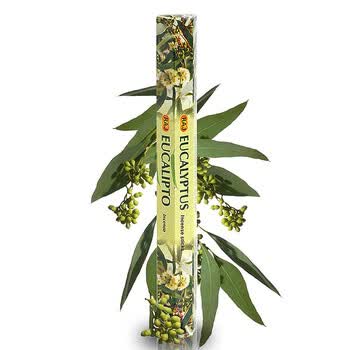 RAJ印度香熏 进口纯手工香薰香料 线香棍香 桉树 50g*3小盒 驱蚊净化空气 122x