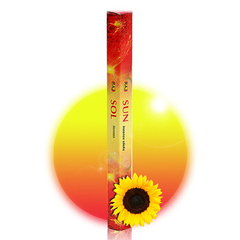 RAJ印度熏香 进口纯手工香薰香料 线香棍香 阳光之香 50g*3小盒 招财招贵人 144x