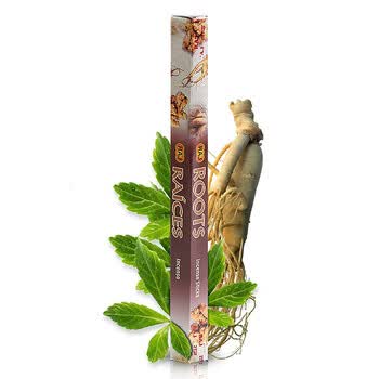 RAJ印度熏香 进口纯手工香薰香料 线香棍香 人参 50g*3小盒 提神醒脑 146x