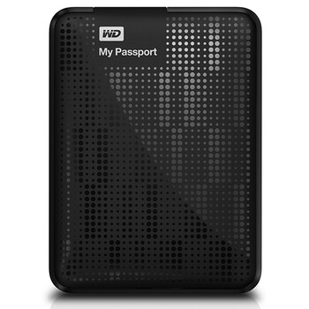 西部数据（WD）2012最新款 My Passport USB3.0 1TB 超便携硬盘（黑色）WDBBEP0010BBK-PESN