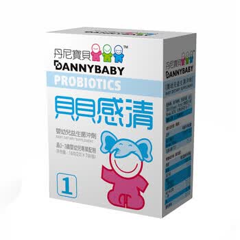 丹尼宝贝婴幼儿益生菌贝贝感清7袋感冒克星0-3岁