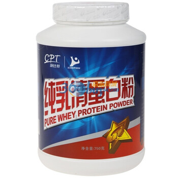 康比特纯乳清蛋白粉 750克（巧克力味）增肌粉 送汤臣倍健液体钙30粒1瓶