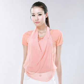 2012西曼最新夏装橘色休闲短袖 橘色 XXL