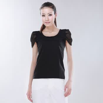 2012西曼最新夏装黑色休闲短袖 黑色 XXL