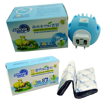 迈洁斯两用电热蚊香器+植物清香电热蚊香片30片8002+8005
