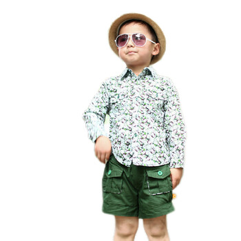 【小布叮<em>故事</em>情景童装】<em>男童</em> 热带迷彩风 立体