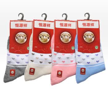 恒源祥女士时尚休闲袜 6双装 颜色随机发货
