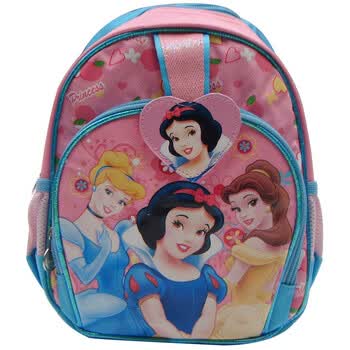 迪士尼Disney 公主粉蓝双肩小包儿童书包SP90148