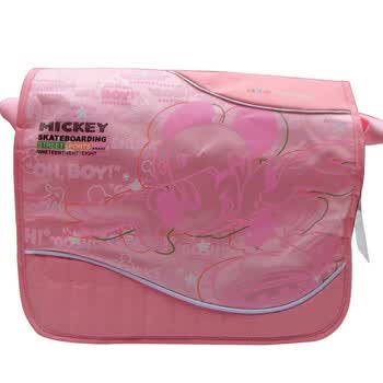 迪士尼Disney 米奇玫红单肩斜挎休闲包SM80245