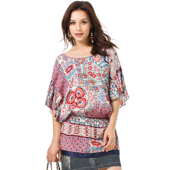 PEACEBIRD太平鸟大荷叶袖上衣AQ1140003 红色 XL