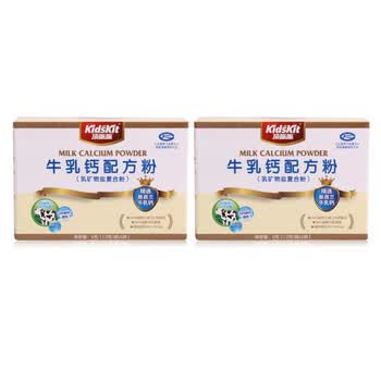 汤臣倍健 顶呱呱牛乳钙配方粉 盒装30袋两盒 送盒装5袋两盒 儿童/青少年/产孕妇