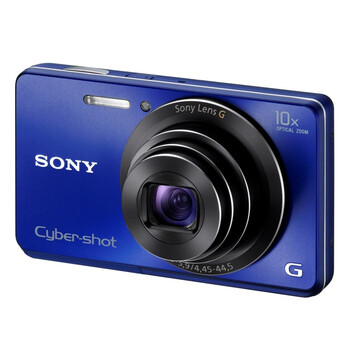 索尼（SONY） DSC-W690 数码相机 蓝色（1610万像素 3寸屏 10倍光变 25mm广角）