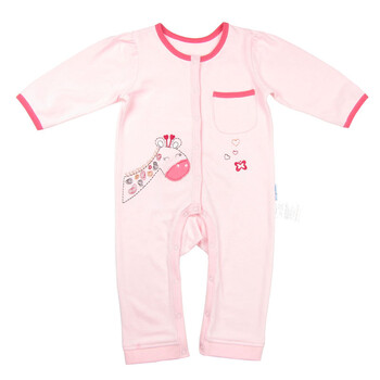 安塞尔斯Ansel's 新生儿爬爬服 婴幼儿连体哈衣8456 粉红色 85