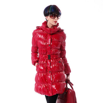 波司登羽绒服 女时尚亮面修身时尚款 BR1934 56(黑色) 180/100A(XXL)