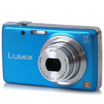 松下（Panasonic） DMC-FH6GK 数码相机 蓝色（1410万像素 2.7英寸液晶屏 5倍光学变焦 24mm广角）