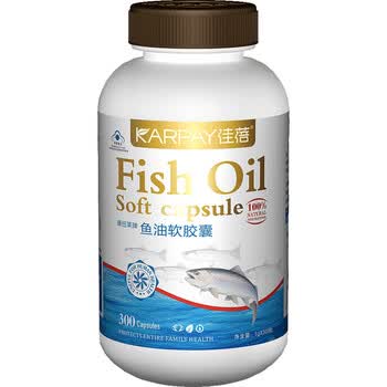 佳蓓-鱼油软胶囊（调节三高） 1g*300粒