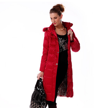 波司登羽绒服 女修身时尚款面包服 BR1976 188(辣椒红) 190/108A(XXXXL)