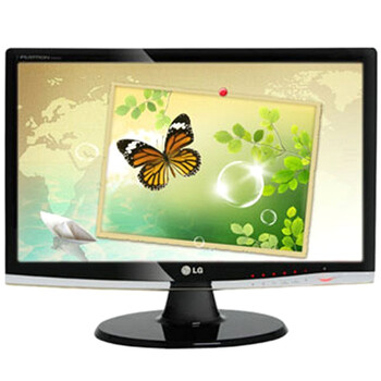 LG W2254TQ 22英寸宽屏显示器 透明边框 黑色