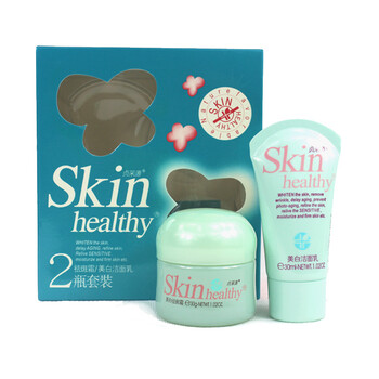 贞采源 Skin healthy 美白祛班白金套装 祛班霜30g+洁面乳30ml