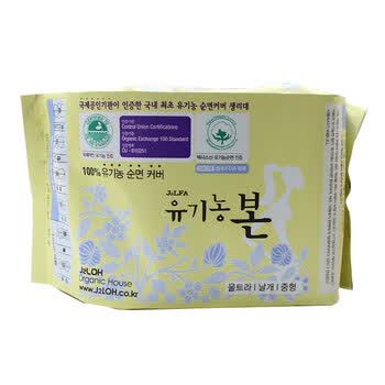 本恩Bon 纯棉日常型日用卫生巾15片 240mm